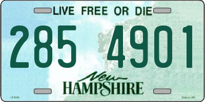 NH license plate 2854901