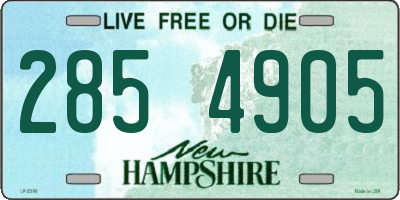 NH license plate 2854905