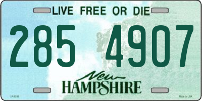 NH license plate 2854907