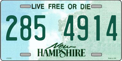 NH license plate 2854914