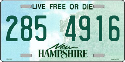 NH license plate 2854916