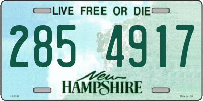 NH license plate 2854917