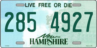 NH license plate 2854927