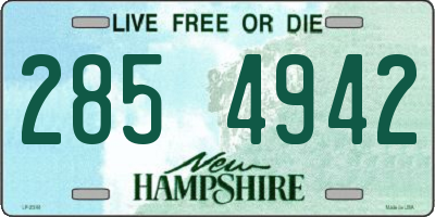 NH license plate 2854942