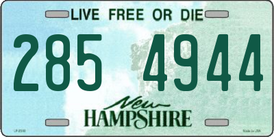 NH license plate 2854944