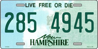 NH license plate 2854945