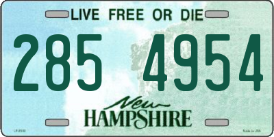NH license plate 2854954
