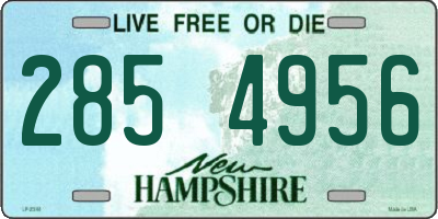 NH license plate 2854956