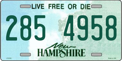 NH license plate 2854958