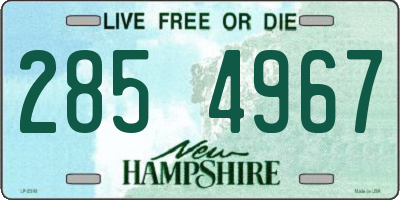 NH license plate 2854967
