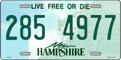 NH license plate 2854977