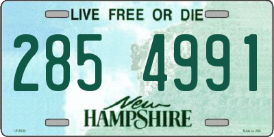 NH license plate 2854991