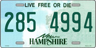 NH license plate 2854994