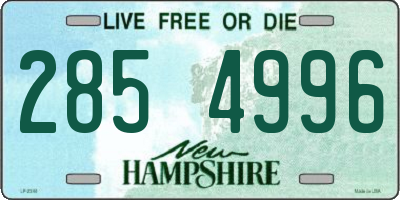 NH license plate 2854996