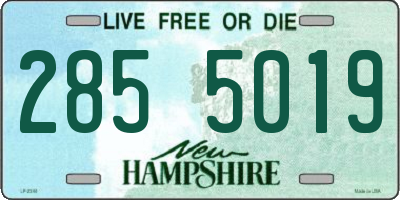 NH license plate 2855019