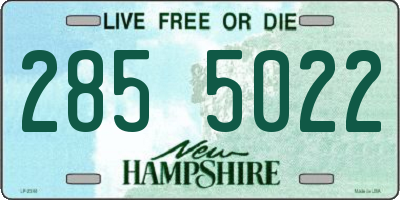NH license plate 2855022