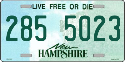 NH license plate 2855023