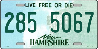 NH license plate 2855067