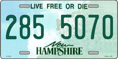 NH license plate 2855070