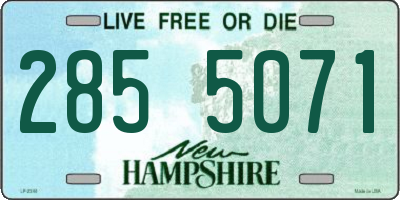 NH license plate 2855071
