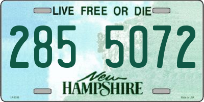 NH license plate 2855072