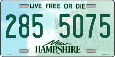NH license plate 2855075