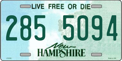 NH license plate 2855094
