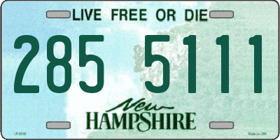 NH license plate 2855111