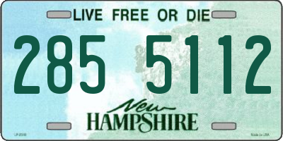 NH license plate 2855112