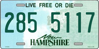 NH license plate 2855117