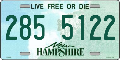 NH license plate 2855122