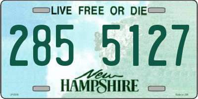 NH license plate 2855127
