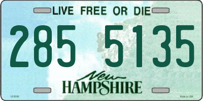 NH license plate 2855135