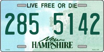 NH license plate 2855142