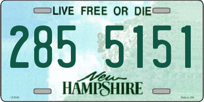 NH license plate 2855151