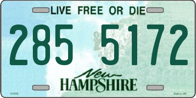 NH license plate 2855172