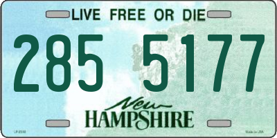 NH license plate 2855177