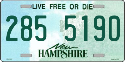 NH license plate 2855190