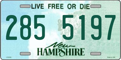 NH license plate 2855197