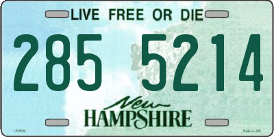 NH license plate 2855214