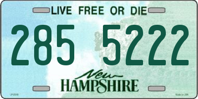 NH license plate 2855222