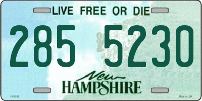 NH license plate 2855230