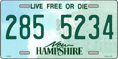 NH license plate 2855234