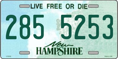 NH license plate 2855253