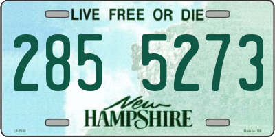 NH license plate 2855273