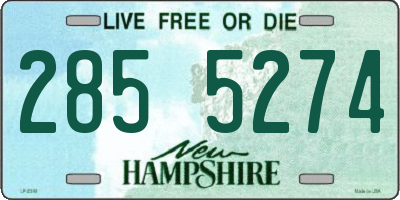 NH license plate 2855274