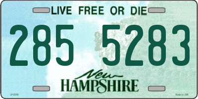 NH license plate 2855283