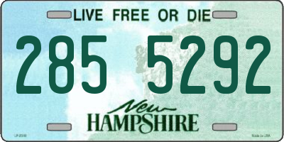 NH license plate 2855292