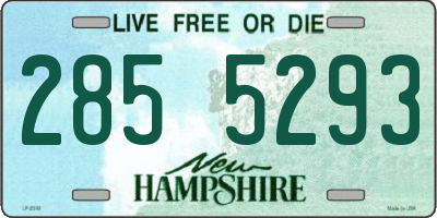 NH license plate 2855293