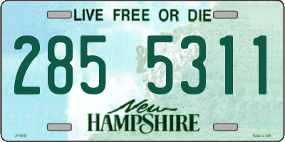 NH license plate 2855311
